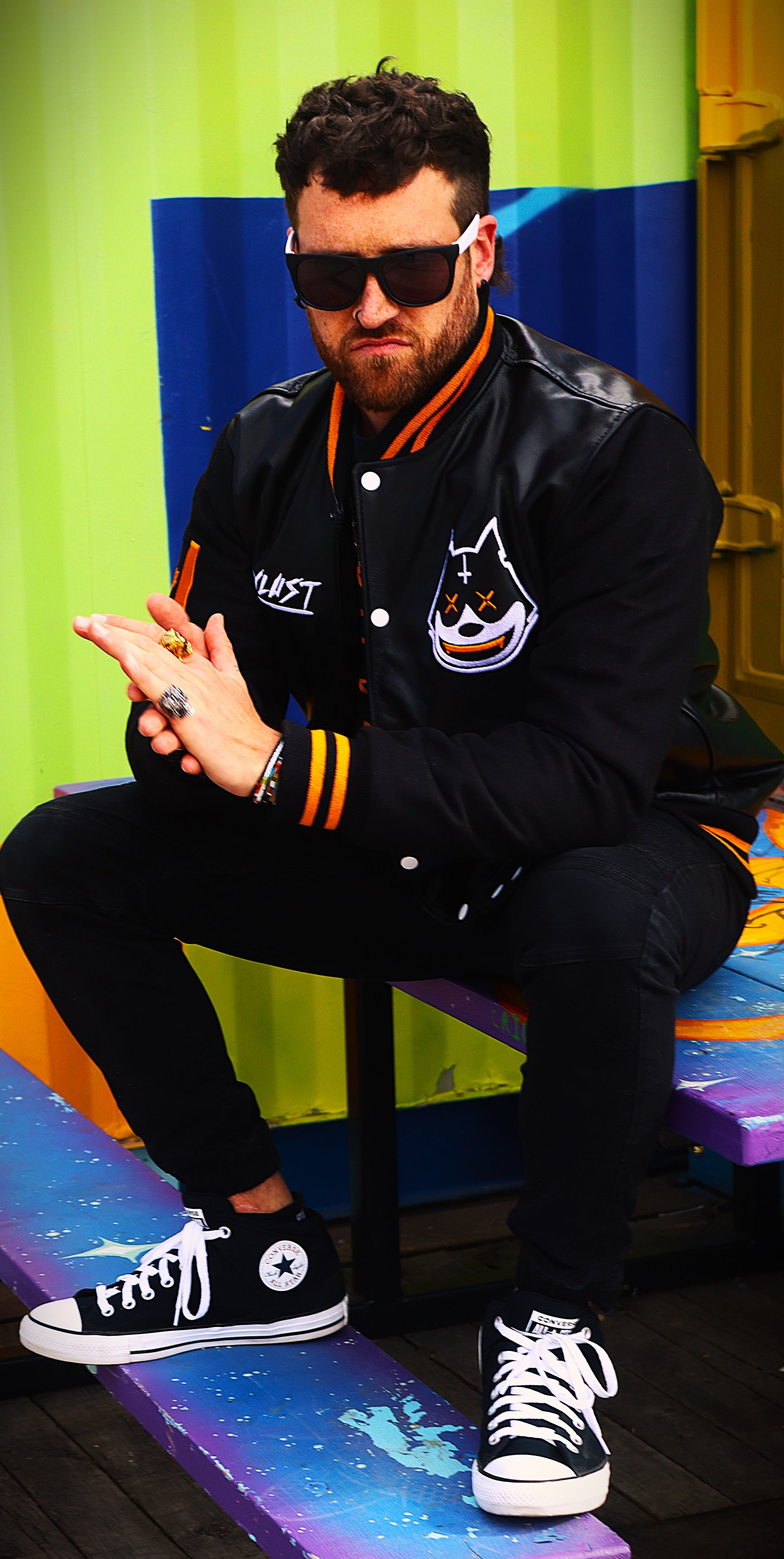 Sleeveless Records Varsity Jacket