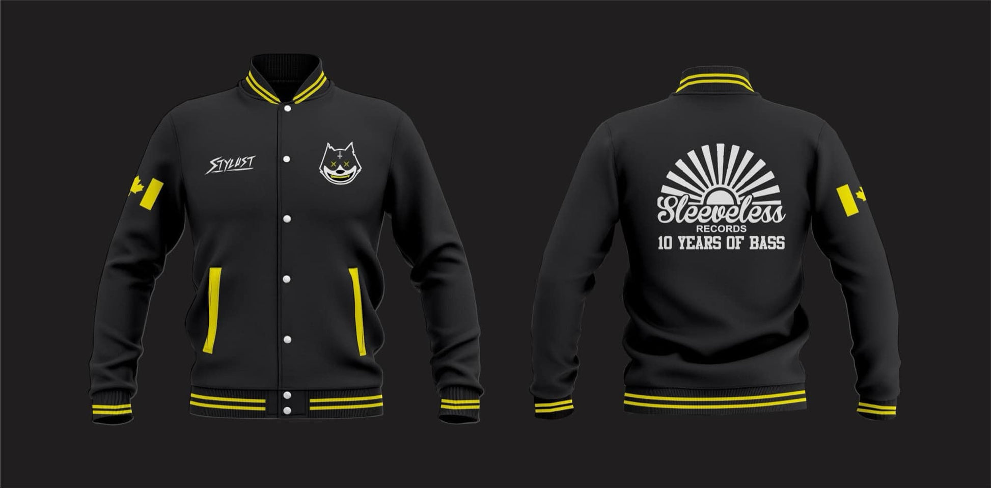 Sleeveless Records Varsity Jacket