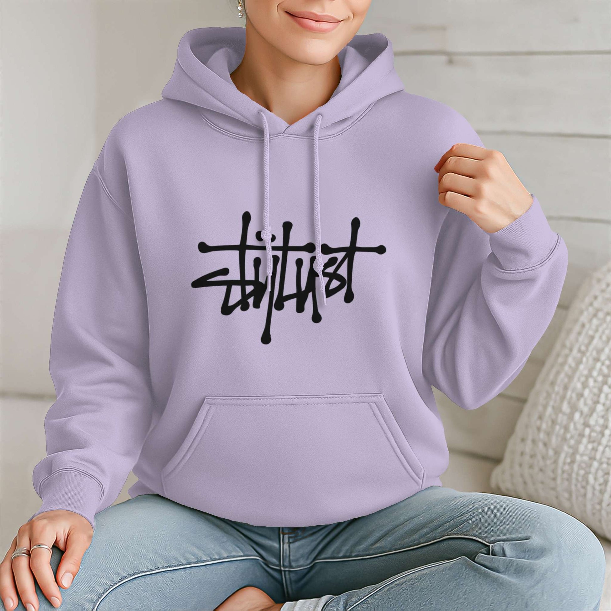 Stylust 2025 Trapcat Hoody (BLACK/LAVENDER/SAND)