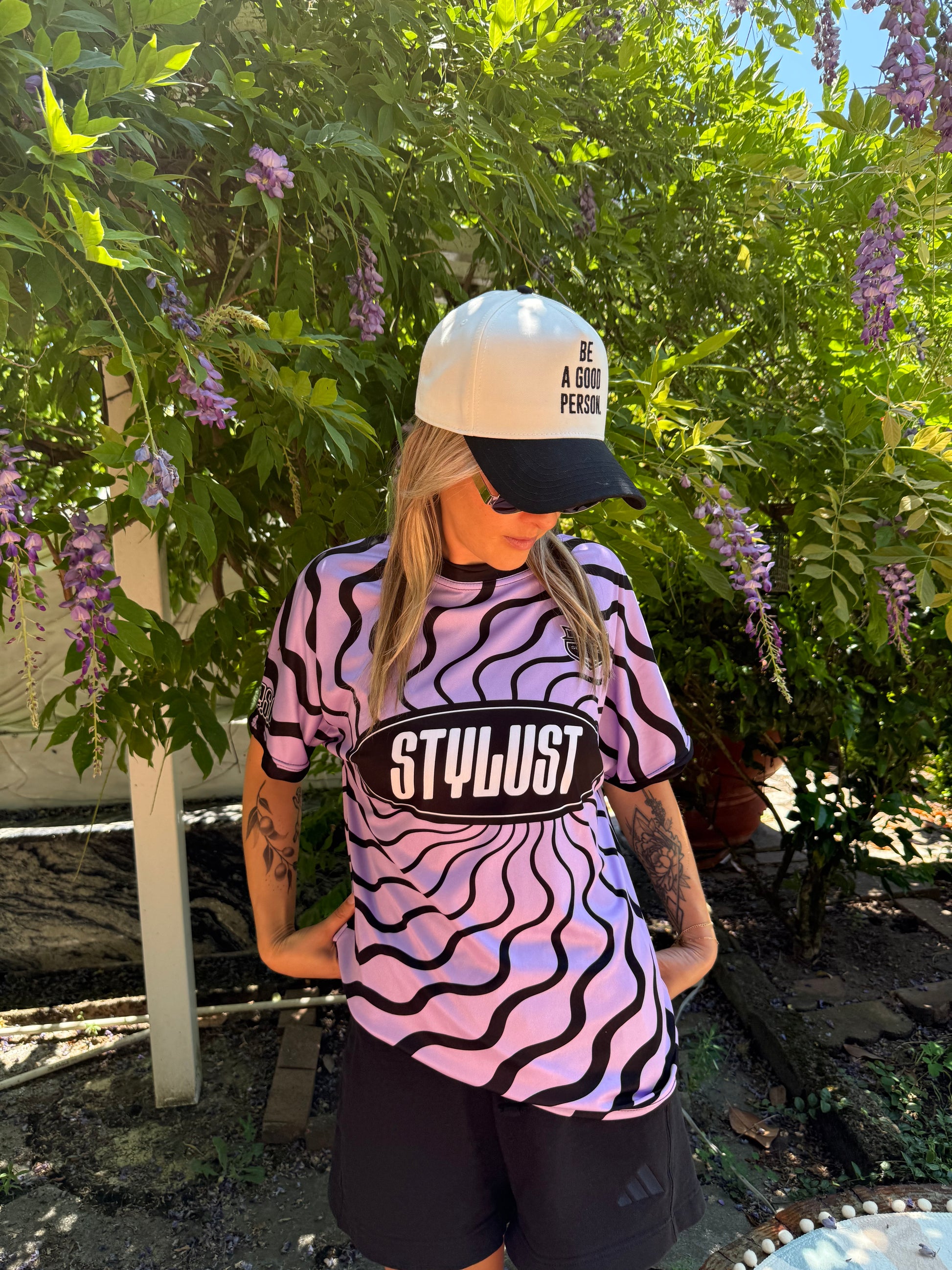 Stylust Lavender Swirl Soccer Jersey
