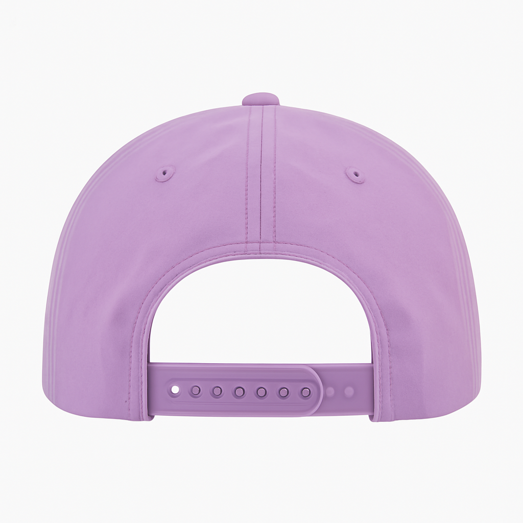 Stylust Streetwear Unstructured Nylon Hat (Lavender/Black/Khaki)