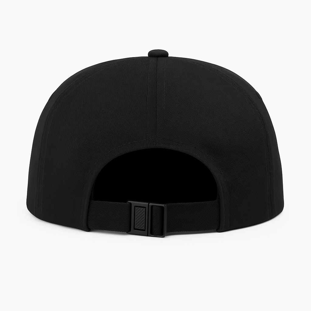 Stylust Berk Trapcat 5-Panel Cotton Twill Camper Hat (Khaki/Stone Grey/Black)