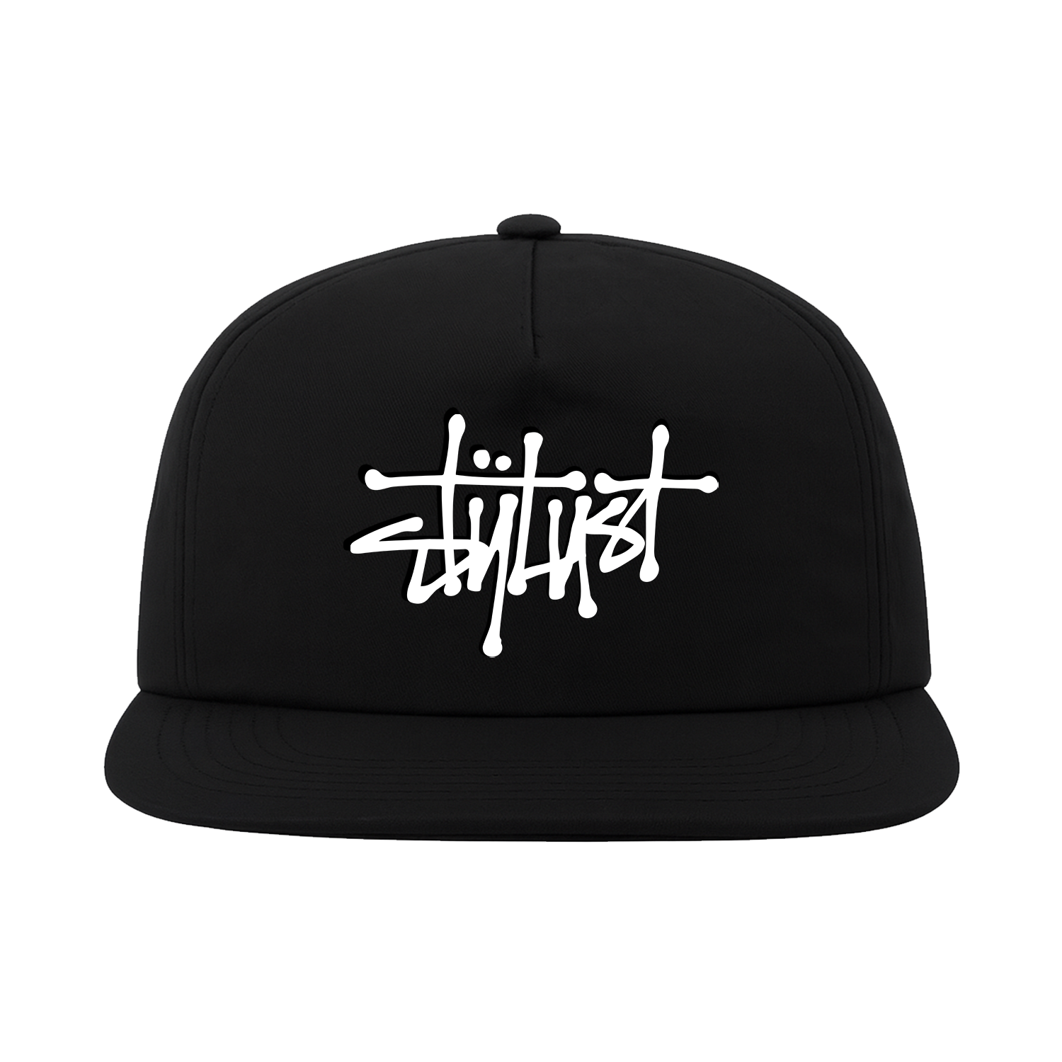 Stylust Streetwear Unstructured Nylon Hat (Lavender/Black/Khaki)