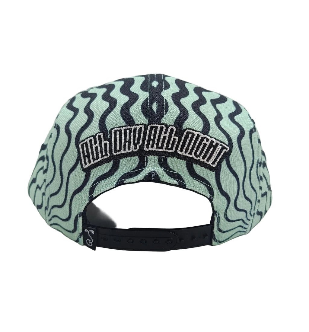 Grassroots x Stylust Mint Swirl 5 Panel Hat