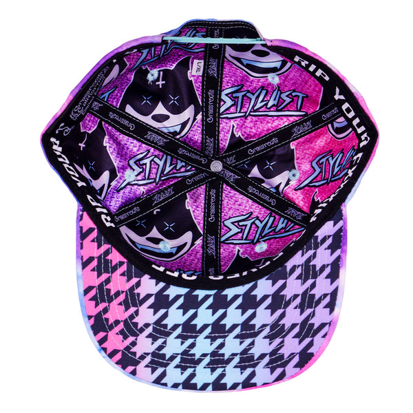 Stylust Pink/Blue Grassroots Acidwash Hat