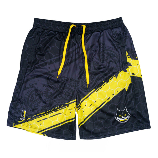 Stylust 2024 Black/Yellow Jersey Shorts