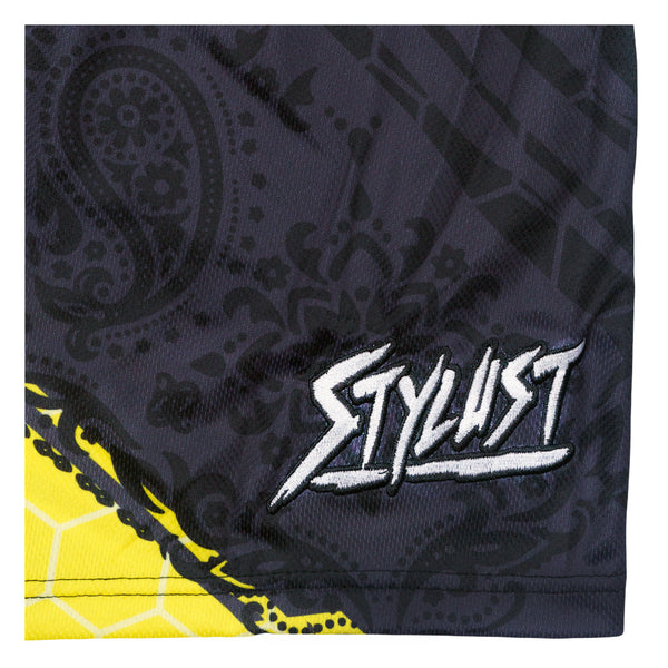 Stylust 2024 Black/Yellow Jersey Shorts