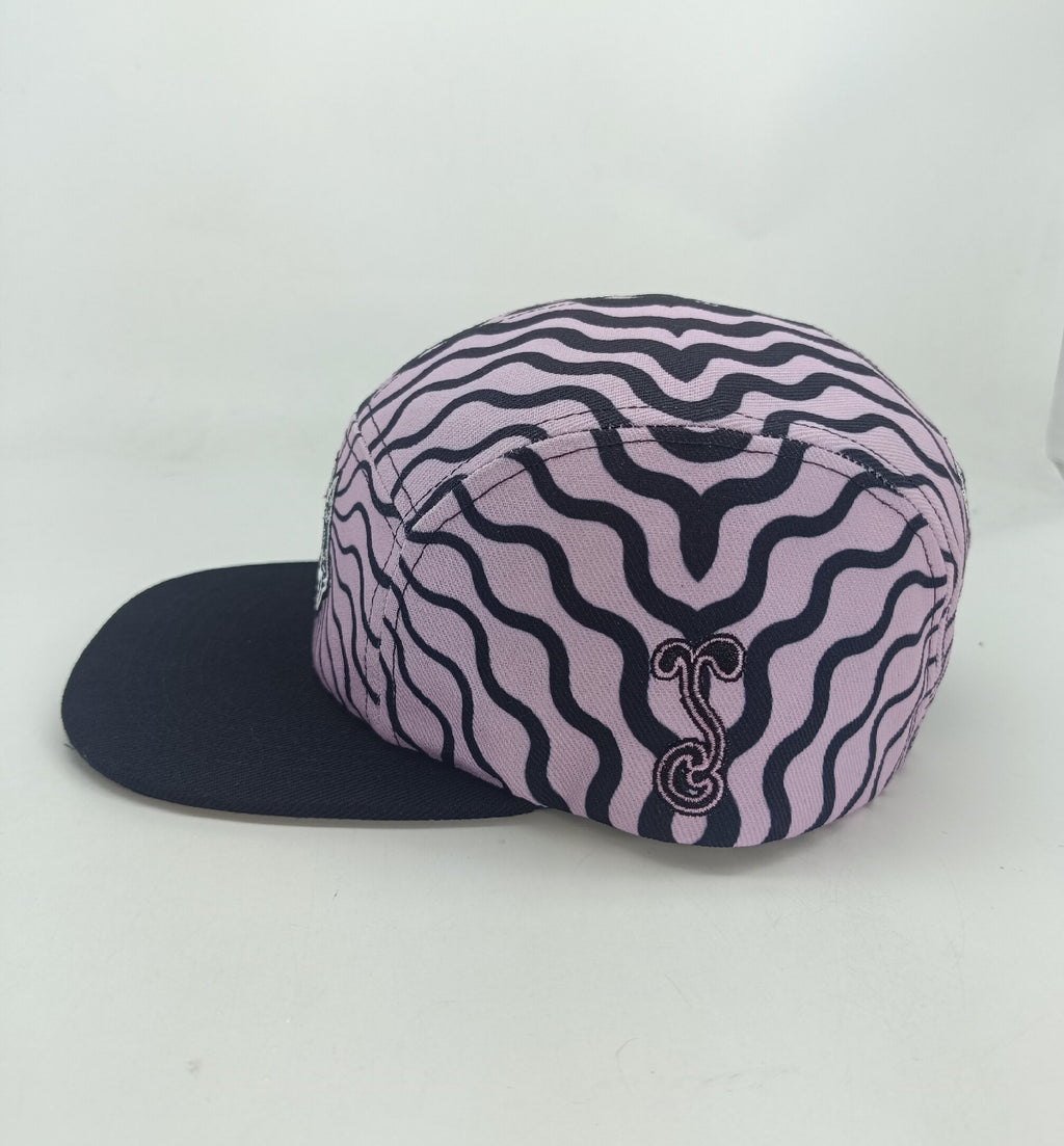 Stylust Grassroots Lavender Swirl 5 Panel Hat