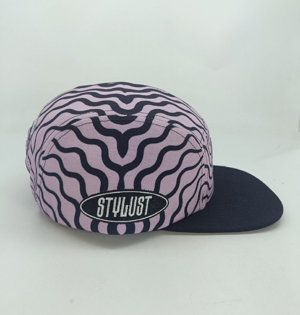Stylust Grassroots Lavender Swirl 5 Panel Hat