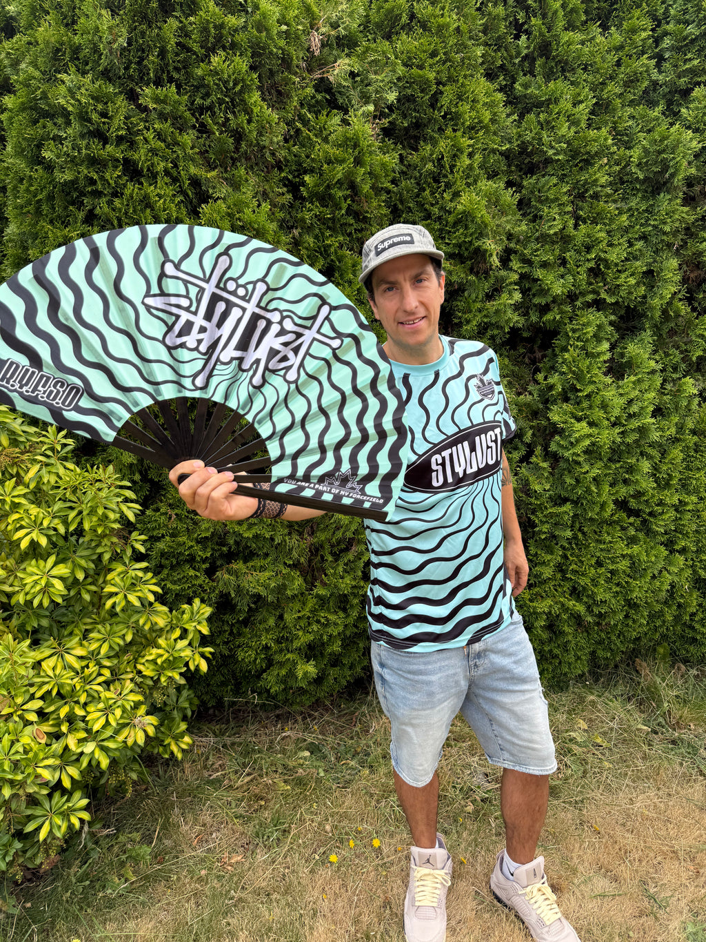 Stylust Mint Swirl Oversize Fan