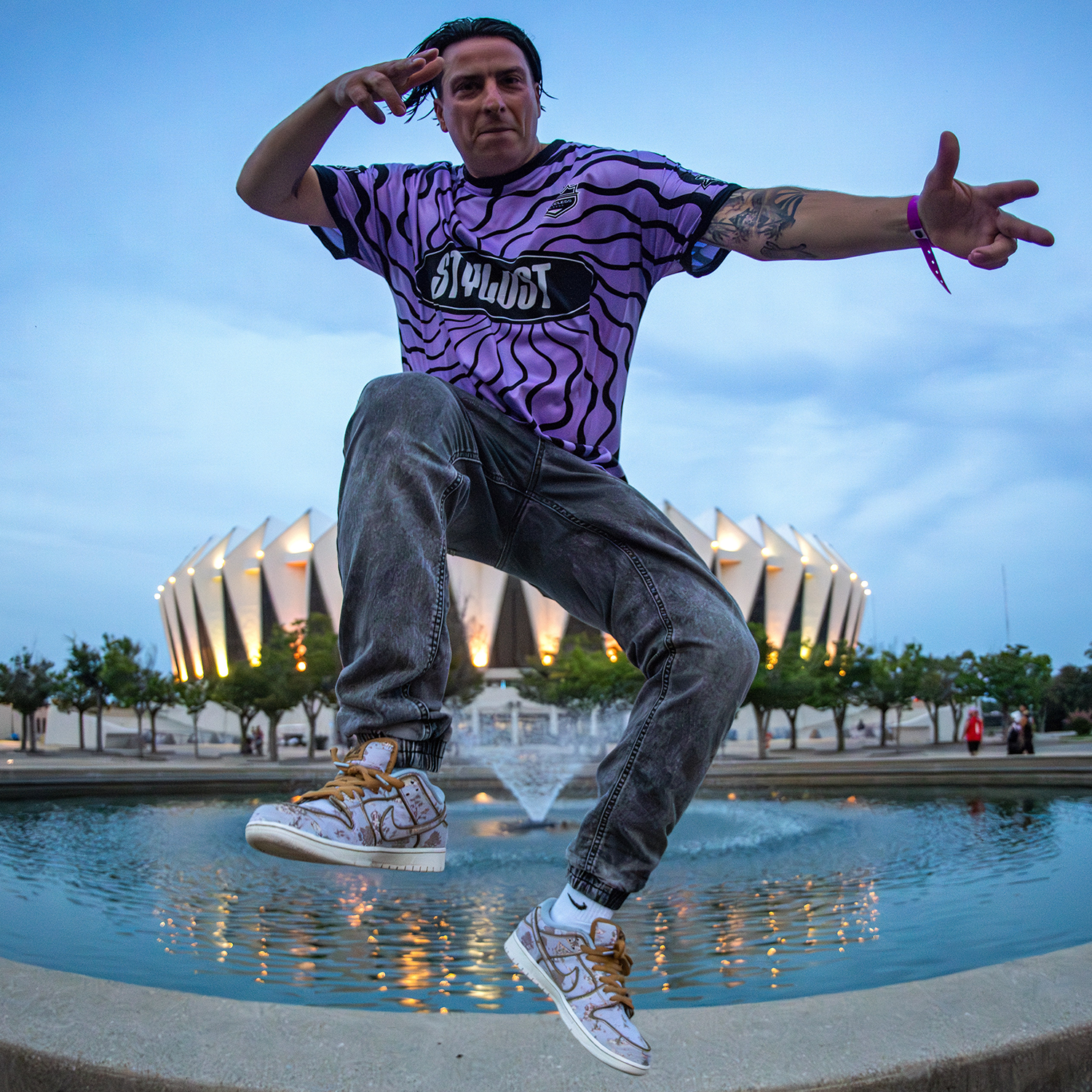Stylust Lavender Swirl Soccer Jersey