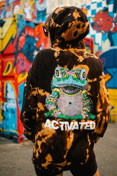 Limited Edition Bleach-Dyed ACTIVATED Hoodie