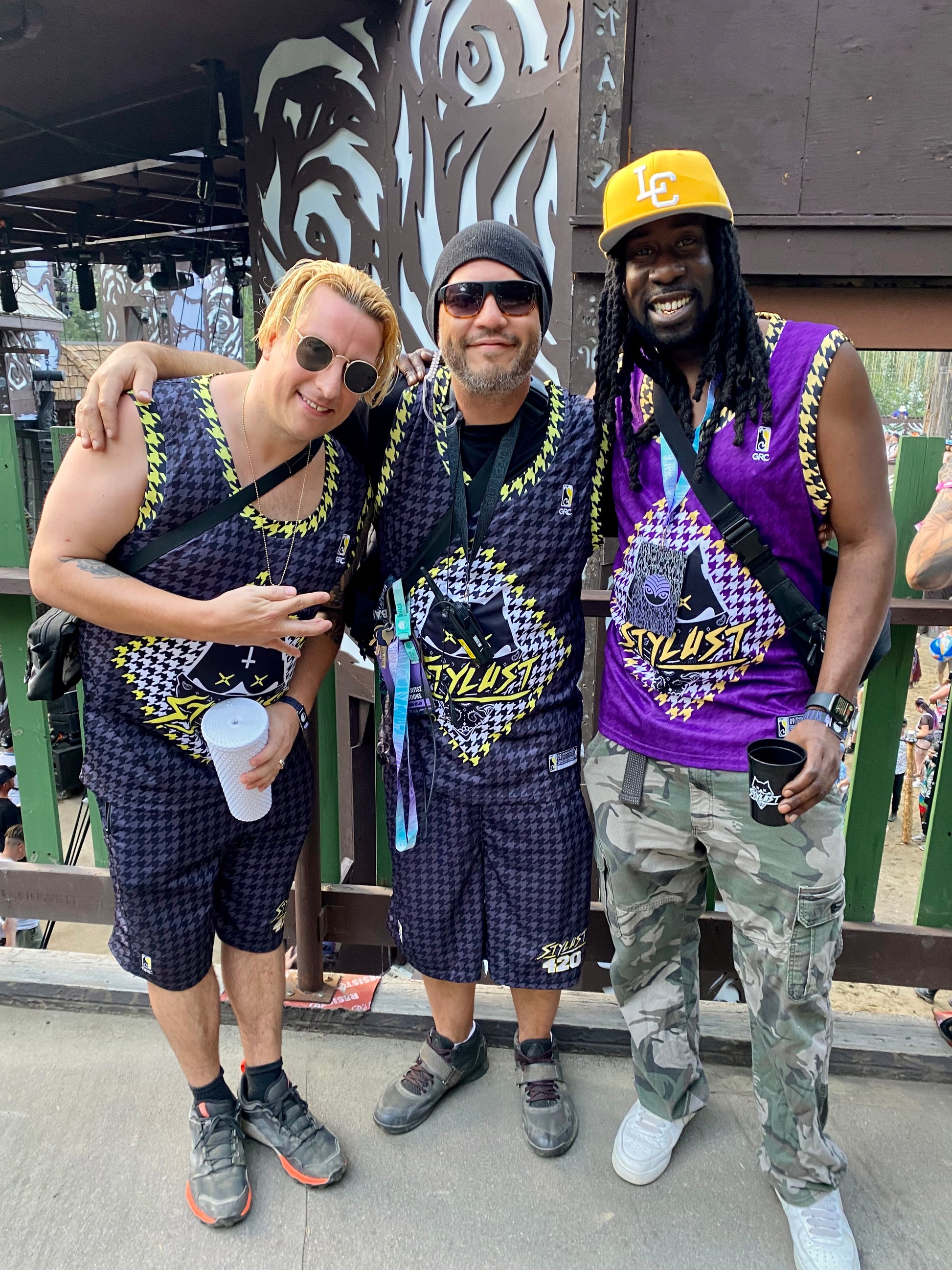 Stylust Cat Black Mesh Grassroots Shorts