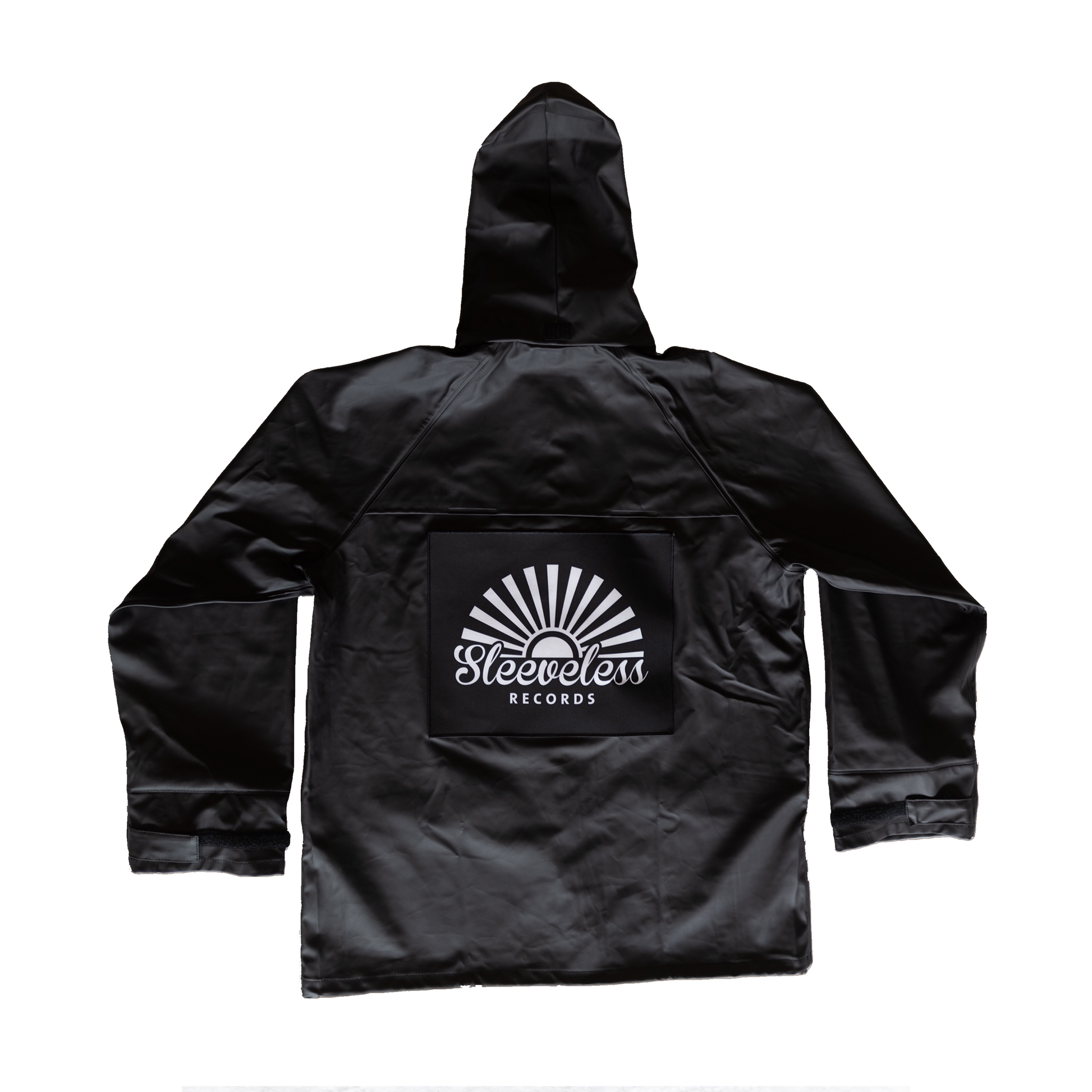 Heavy Duty Sleeveless Records Rain Jacket
