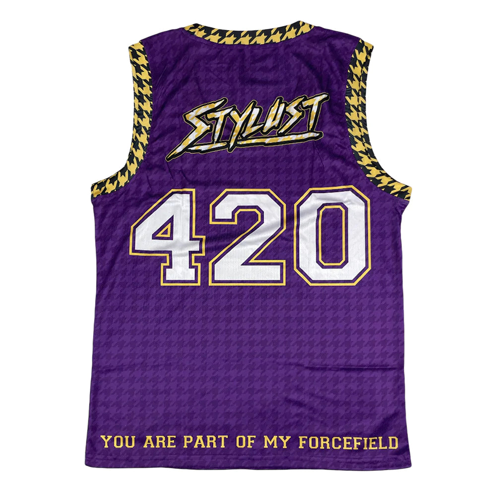 Stylust Cat Purple Grassroots Jersey