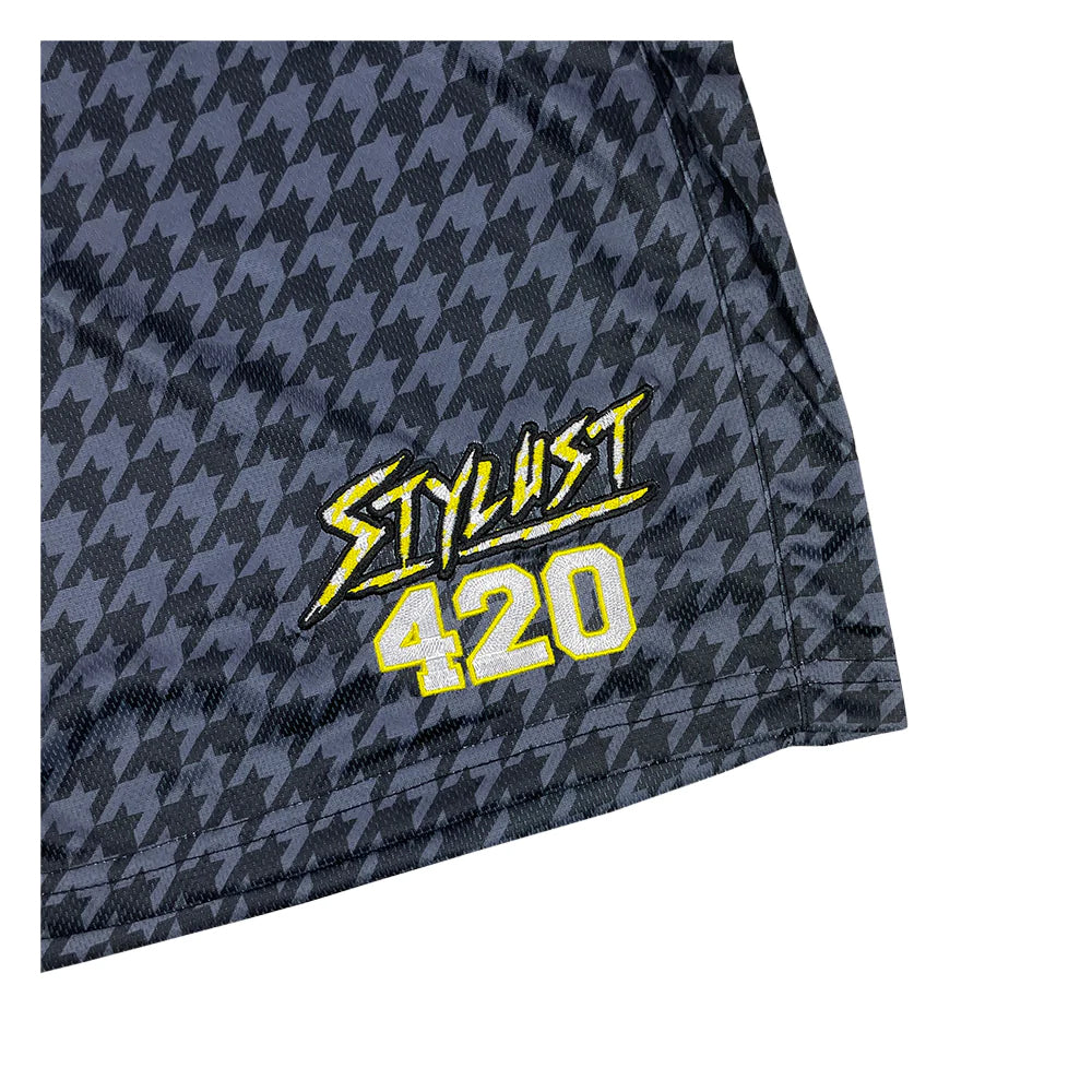 Stylust Cat Black Mesh Grassroots Shorts